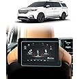 For 2024 Kia Carnival Screen Protector -(2PCS) 2021 2022 2023 2024 Carnival (SX/SX-Prestige) Accessories HD Transparent Nano Film Back Rear Seat TV Display Touch Screen Anti-Scratch Fingerprint
