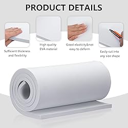 MEARCOOH 15mm Thick White Eva Foam Cosplay Sheets