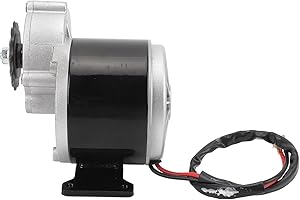 Qiilu Electric Gear Reduction Motor 12V 500W for EBikes and Scooters, 2500RPM with 13 Tooth Brushed Design for Agricultural M