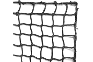 Aoneky 10x10ft/ 10x20ft /10x30ft Football Soccer Backstop Net, 2.5mm Polyester Cord, 4''x4'' Square Mesh - Heavey Duty Sports Barrier Net, Football Containment Net for Soccer Rebounder Training