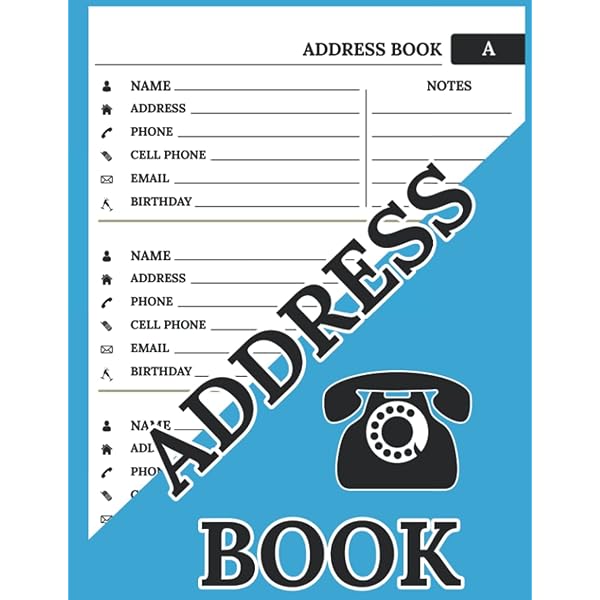 Free Printable Address Phone Book Template