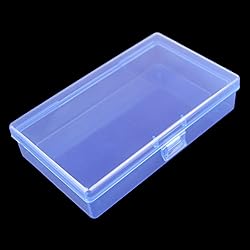 Goodma 8 Pieces Rectangular Empty Mini Plastic