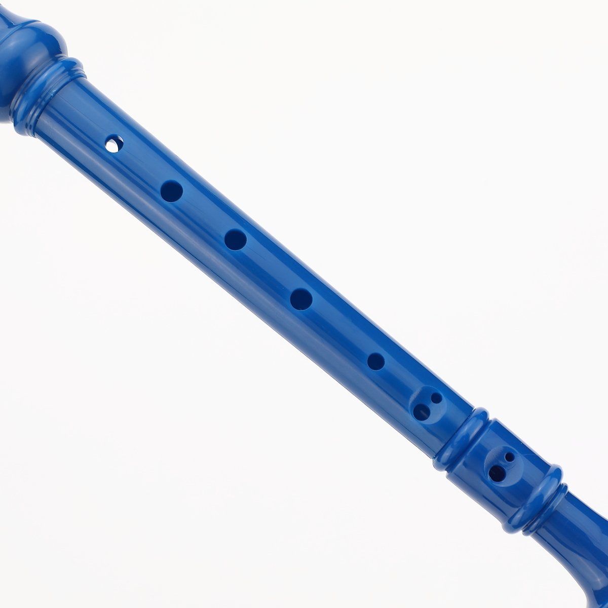 8Bees Soprano Recorder Descant Recorder Basic Musical Instrument for School (Blue)