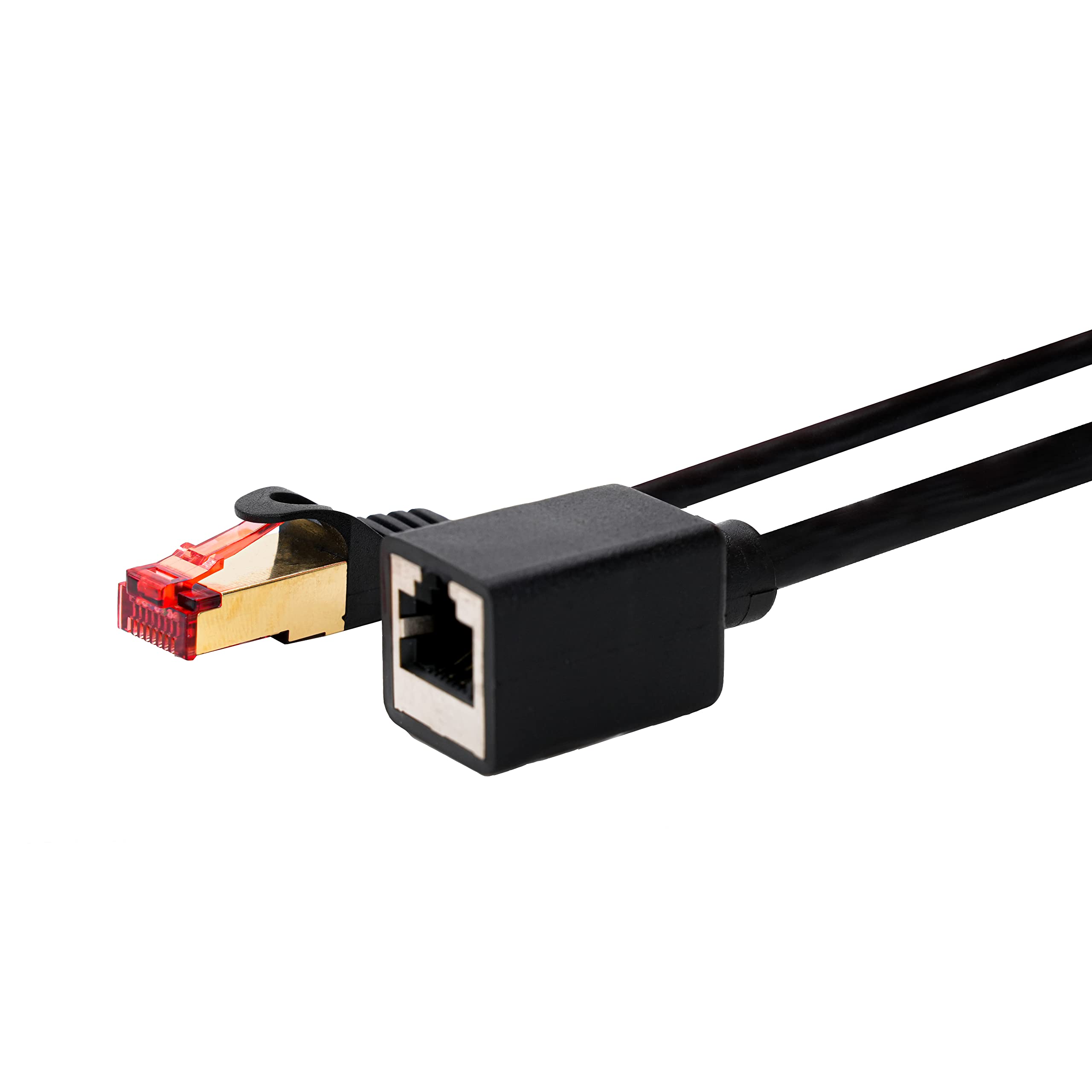 BIGtec Premium CAT.5e extension Ethernet LAN patch cable Gigabit network cable, gold-plated (RJ45, Cat 5e, FTP, 1000 Mbit/s) 10m