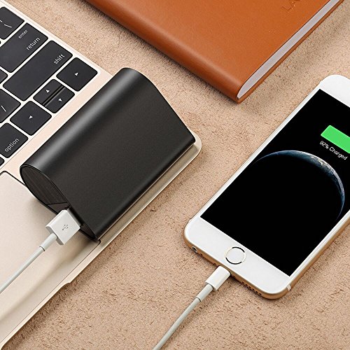 Simpiz 5000mAh portable charger power bank external battery pack for Apple iPhone 5 6 6s plus, iPad, Samsung Galaxy s6 s7, Note, LG, Moto, HTC - Genuine Sony Cells with fast&quick charging Technology