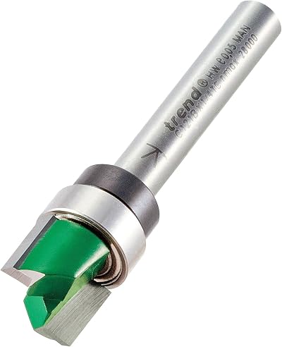 Trend C121BX1/4TC Profiler Router Cutter 12.7mm Dia 9.5mm L Tungsten Carbide