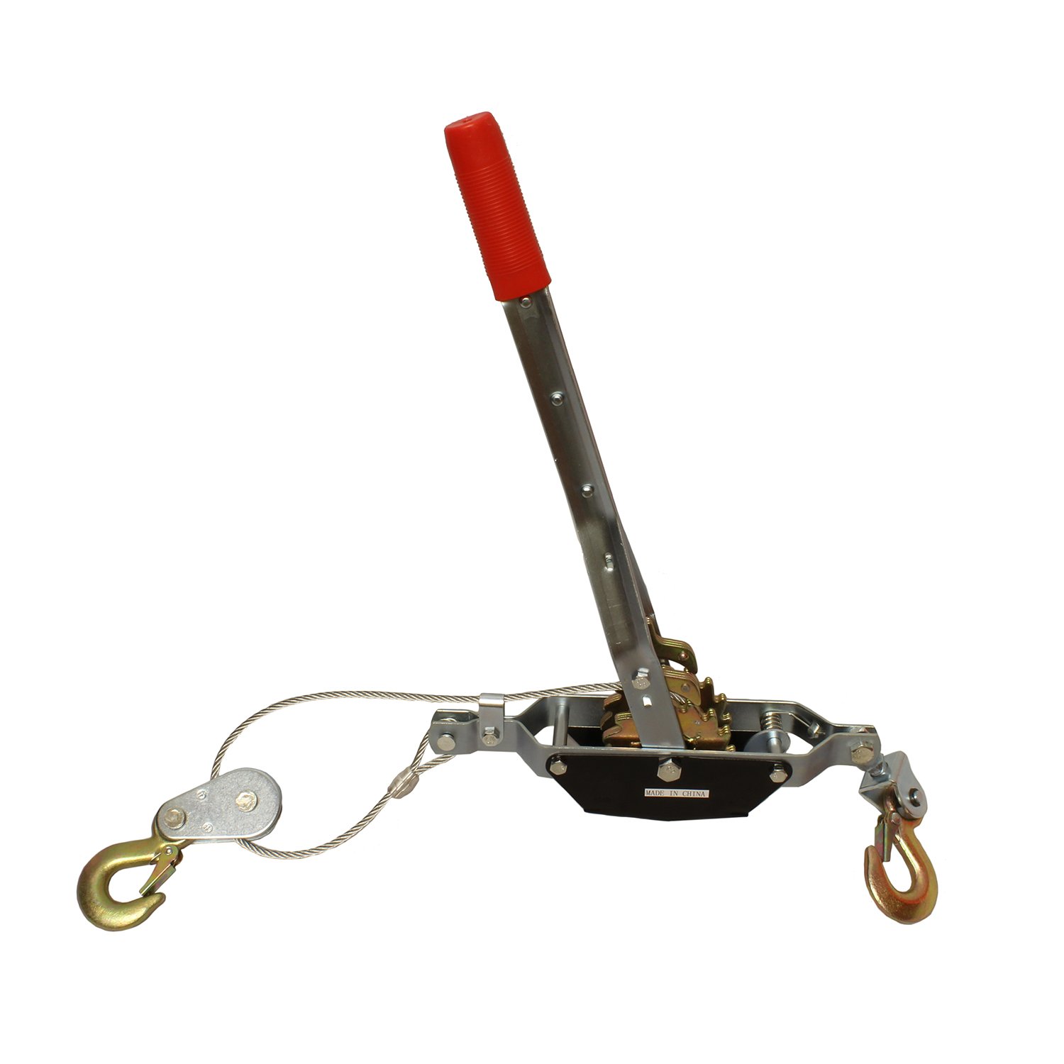 Winches Automotive DOUBLE RATCHET WHEEL 2 HOOKS Tolsen 2 TON CABLE WINCH AND PULLER COME ALONG