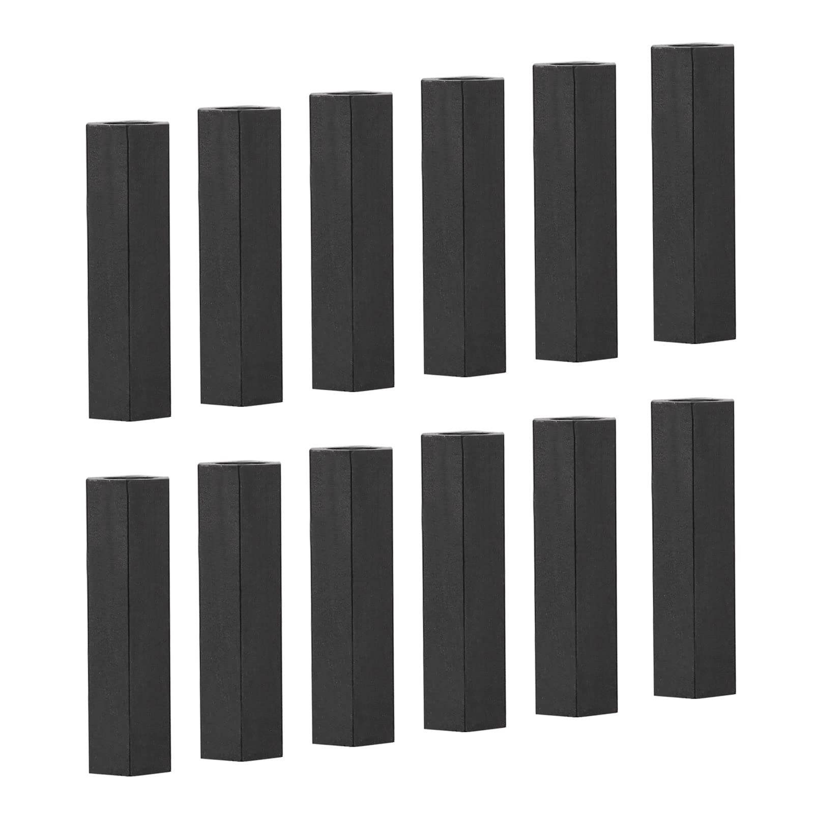 YOKIVE 50 Pcs M4 Spacers, Brass Hex PCB Standoffs Nuts, Keep Height Consistent, Great for Motherboard, Circuit Board, Electronics (Black, 25mm)