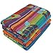 BEN KAUFMAN SALES CO Terry Beach & Pool Towel - Large Cotton Towels for Bath, Gym & More - Soft, Absorbent & Oversized Beach Towel Bundle - Multipack with Assorted Colors - 30” x 60” - Pack of 4