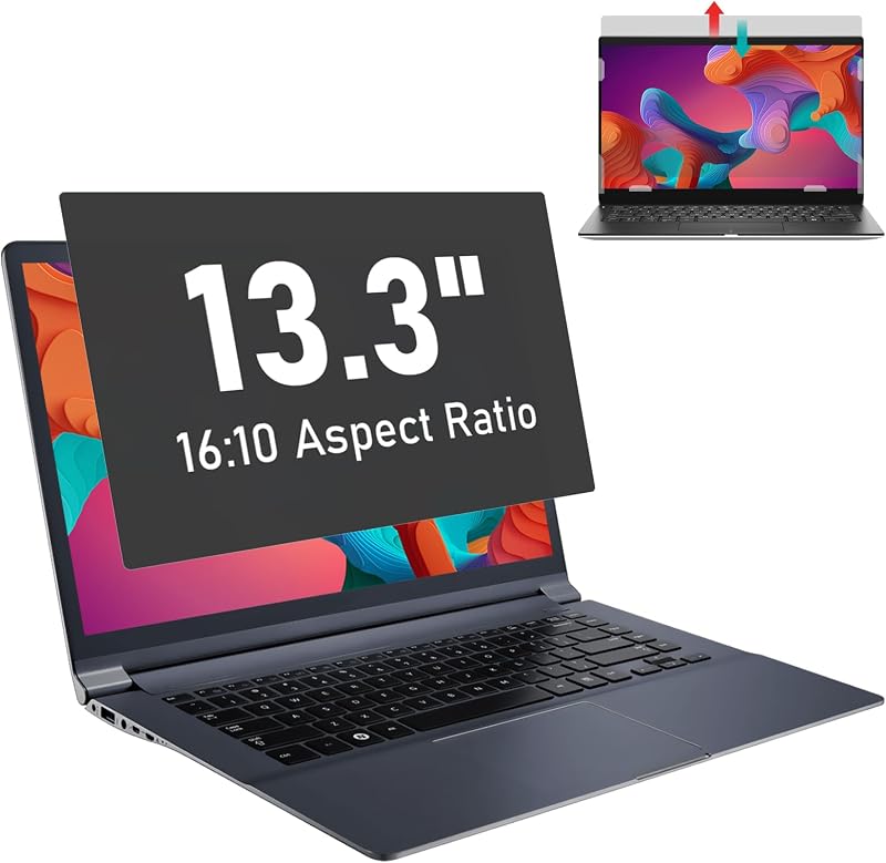 SOPPY 13.3 Inch Privacy Screen Anti-Blue Light Anti-Glare for Laptops