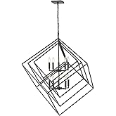 Z-Lite 457-10MB Euclid Chandelier, 10-Light 600 Total Watts, Matte Black