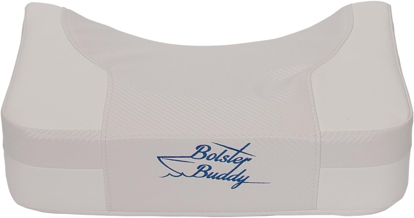 Bolster Buddy Premium Boat Seat Cushion (Floridian White