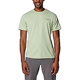 Columbia Men's Summit Valley Short Sleeve Crew, Sage Leaf, Small