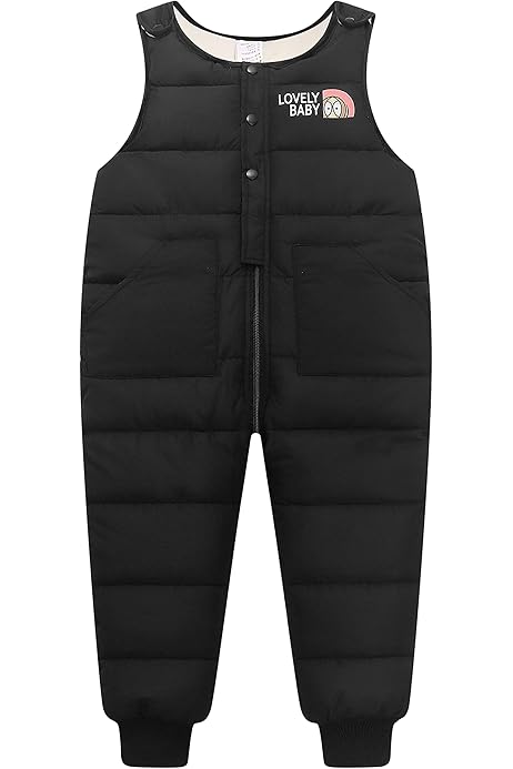 Snow Pants 18 Months ENFLASH Winter Puffer Bib Overall For Baby