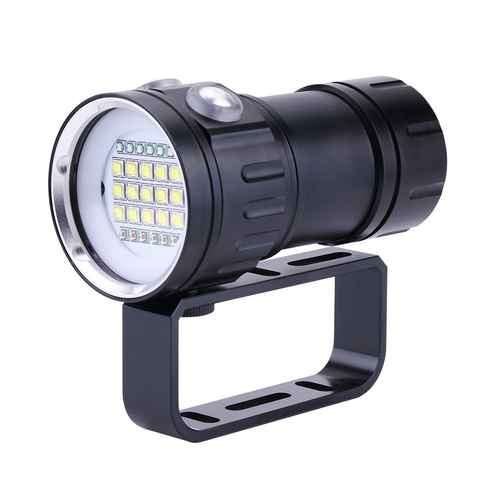 Aramox Diving Flashlight 18000 Lumen IPX8 Scuba Dive Lights 500M