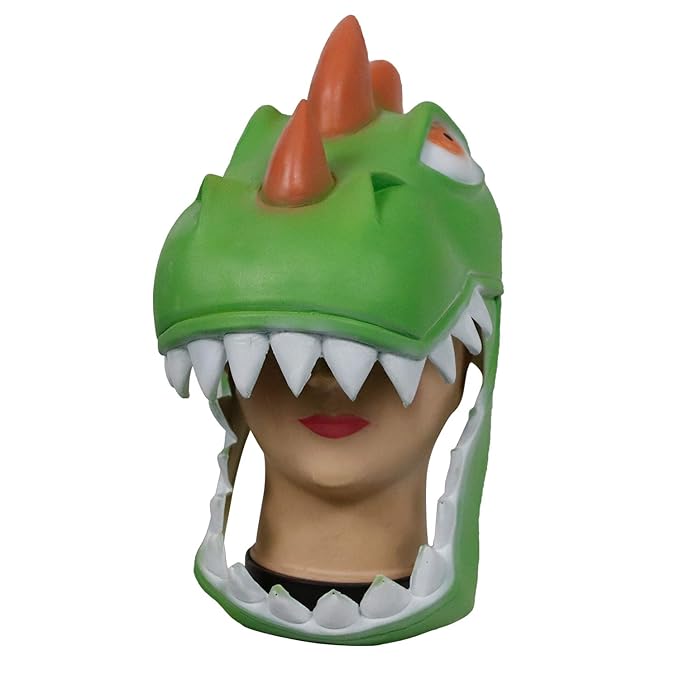 Amazon Com Molezu Rex Dinosaur Skin Mask Latex New Outfits Costume - amazon com molezu rex dinosaur skin mask latex new outfits costume decoration cosplay halloween cosplay adult green clothing