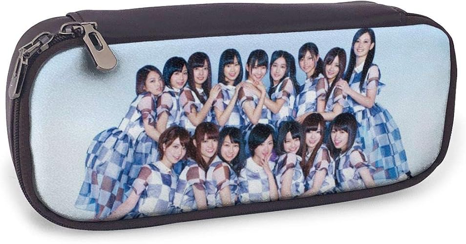 Amazon 乃木坂46 2 Pu 革 ペンケース 大容量 おしゃれ 高校生 アニメ 鉛筆 筆箱 漫画 軽量 通学 子供 学生 文具収納 化粧ポーチ 多機能 男女兼用 防水 文房具 ダブルジッパー 革のえんぴつ包み シューズ バッグ