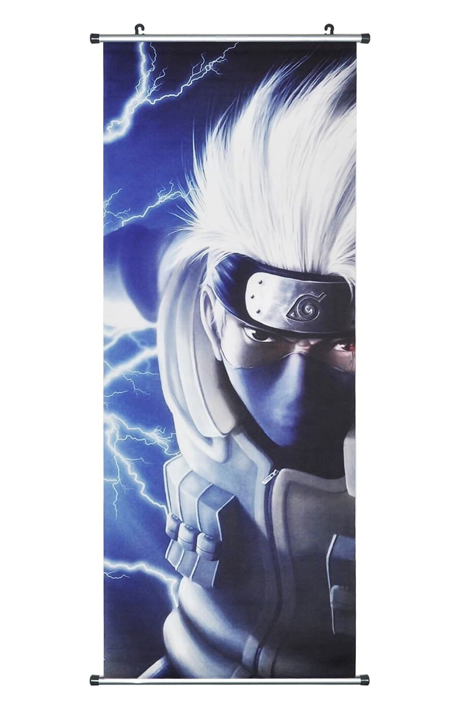 CosplayStudio Large Naruto Roll Picture / Kakemono Fabric Poster 100 x 40 cm Motif: Kakashi Hatake.