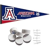 Arizona Wildcats Pennant Flag and Wall Tack Mount Pads
