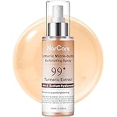 NorCare Keratin Care Turmeric Exfoliating spray With Kojic Acid & Turmeric, Gently Exfoliating & Brightening, Peeling Solution For All Skin Types,Carbonated Water Micro-Foam Technology Spray 200ml