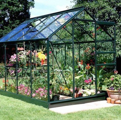 Serre de jardin en verre horticole / Serre polycarbonate