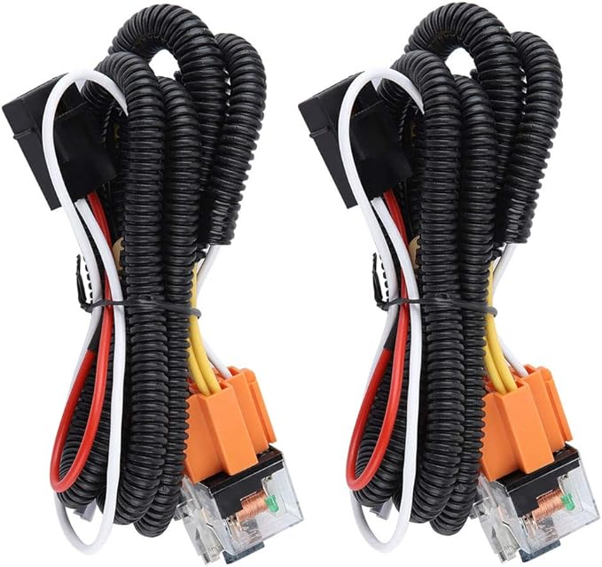 Horn Harness Relay Kit, 12V Horn Wiring Harness Relay Kit Universal for