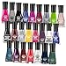 Lot of 24 Sally Hansen Insta Dri Finger Nail Polish Color Lacquer All Different Colors