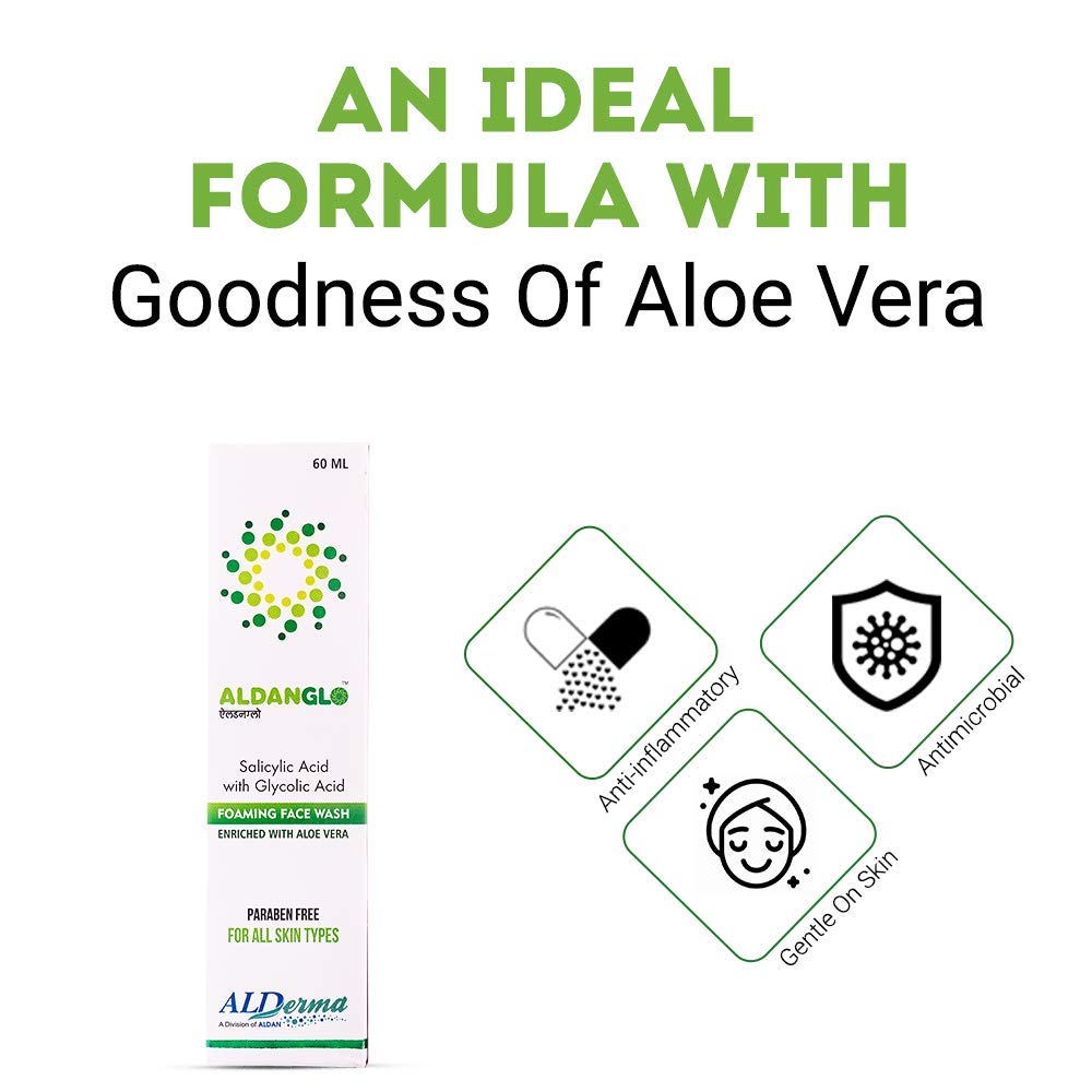 aldanglo foaming face wash