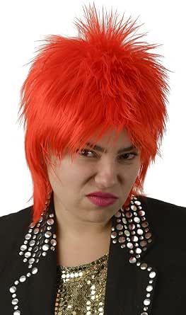 Space Superstar Wig Adult Red Ziggy Stardust David Bowie Hair