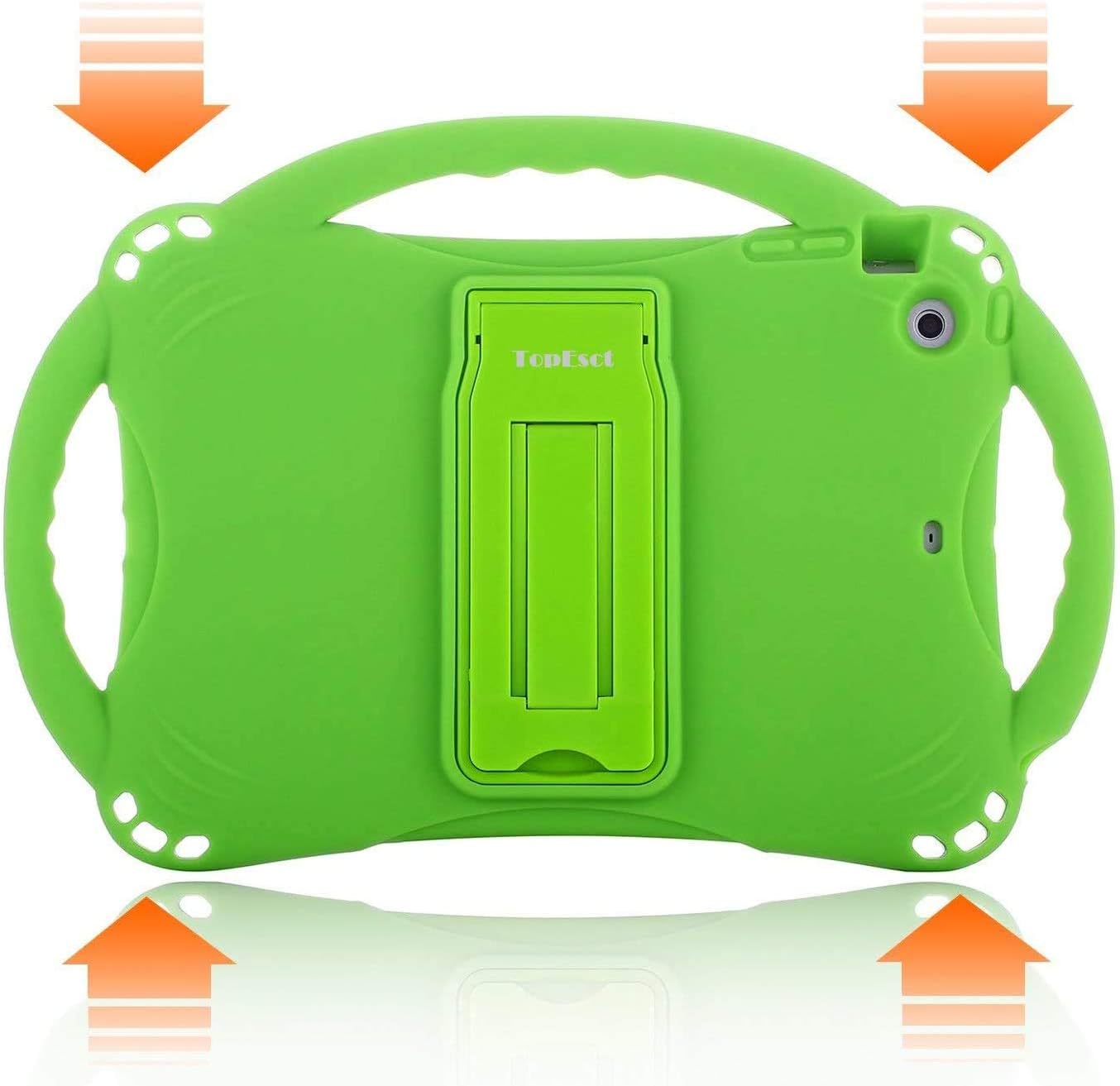 TopEsct Kids Case for iPad Mini 5/4/3/2/1,Shockproof Handle Stand Silicone Cover for iPad Mini 5/4/3/2/1 (Green) - Image 5