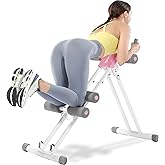 Ab Machine Abdominal Stomach Workout: Adjustable Ab Trainer Machine Ab Cruncher Core Strength Training Equipment for Home Gym
