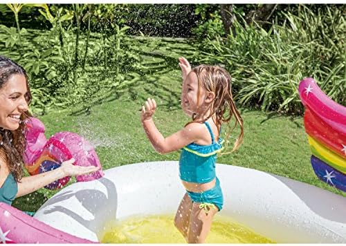 unicorn sprinkler pool