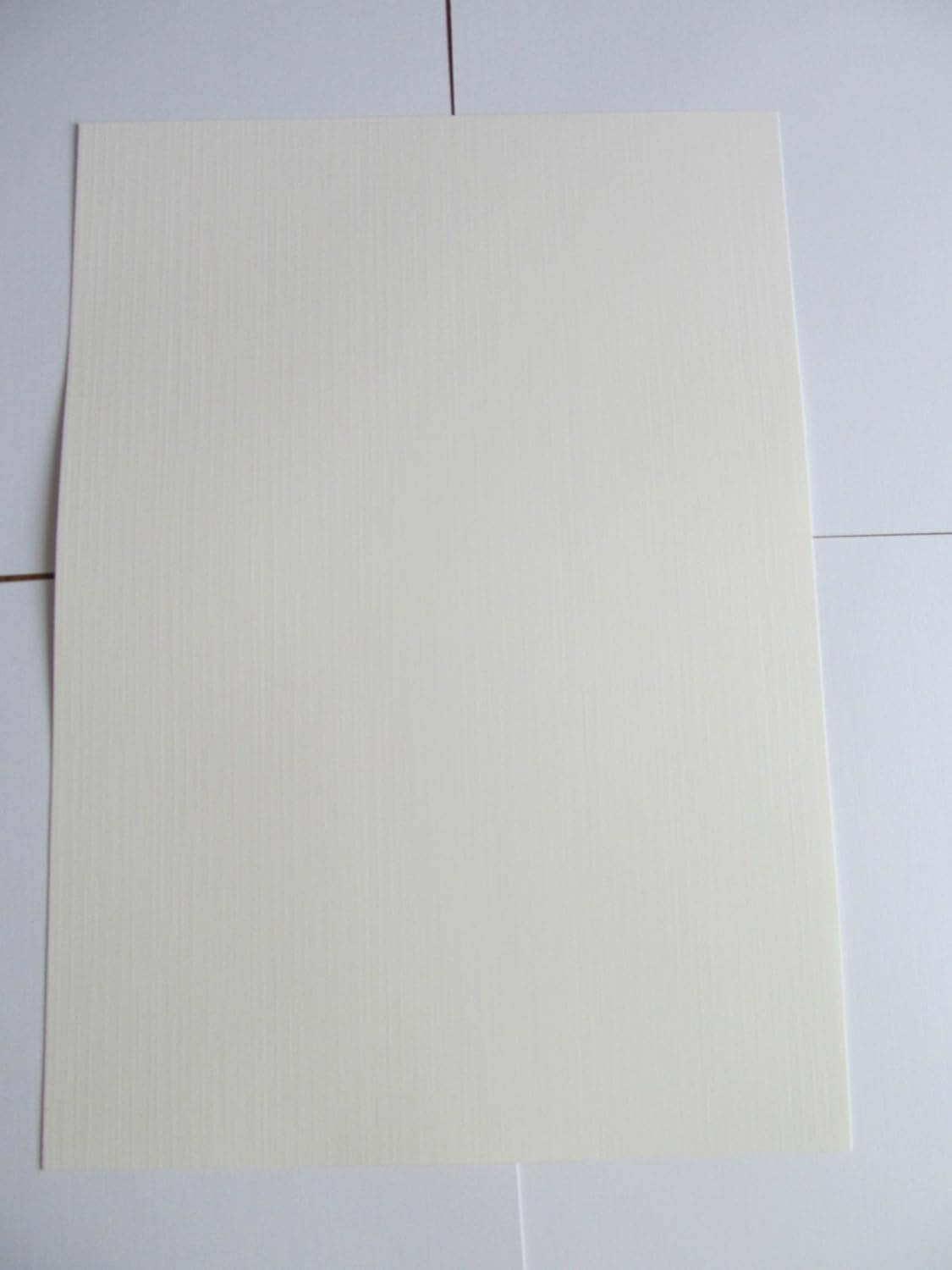 Linen Embossed Craft Card 200gsm Ivory 16 Sheets Amazon.co.uk