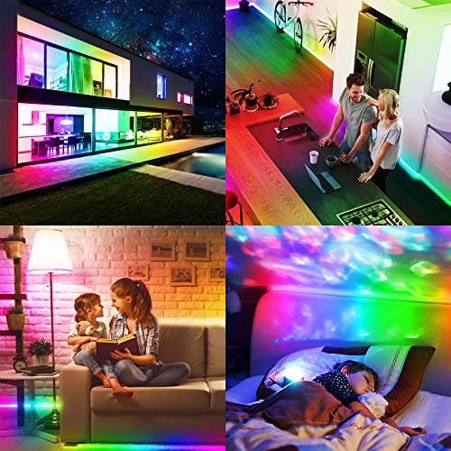 Daybetter Dream Color Led Strip Lights Kits, 32.8ft Led Lights with Multiple Colors in One Line Simultaneously