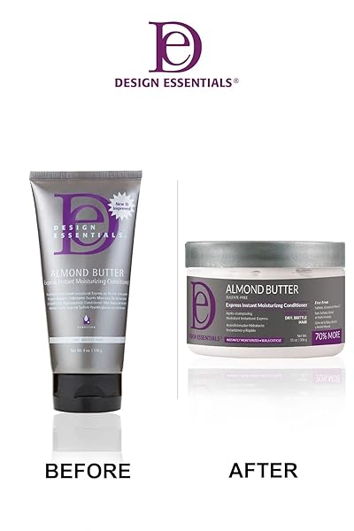 DESIGN ESSENTIALS ALMOND BUTTER EXPRESS INSTANT MOISTURIZING CONDITIONER, FOR HYDRATING AND MOISTURIZING DRY, BRITTLE HAIR, 11 OZ (PACK OF 1)