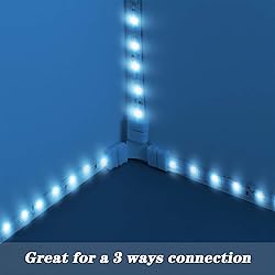 Mudder 30 Pieces RGB LED Strip Connector Full