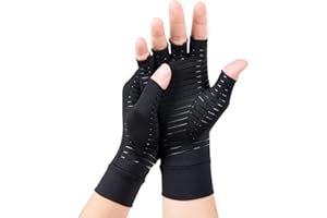 Villelei Arthritis compression gloves for men and women hand arthritis, carpal tunnel pain, work non-slip glue dot gloves