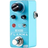 FLAMMA FC02 Reverb Pedal Digital Guitar Pedal with 3 Reverb Effects Church Plate Studio True Bypass