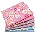 iNee Fat Quarters Quilting Fabric Bundles 18x22 inches, Sewing Quilting Fabric, (Sun Flower)