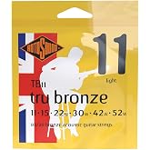Rotosound TB11 Tru Bronze Acoustic Guitar Strings (11-52)