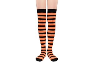 AMERICAN TRENDS Womens Rainbow Socks Striped Knee High Socks Thigh High Stockings Casual Tube Socks Costume Leg Warmers