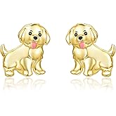 Dreamboat Dog Breed Stud Earrings for Women 925 Sterling Silver Puppy Jewelry Gifts for Dogs Mom Pet Lovers