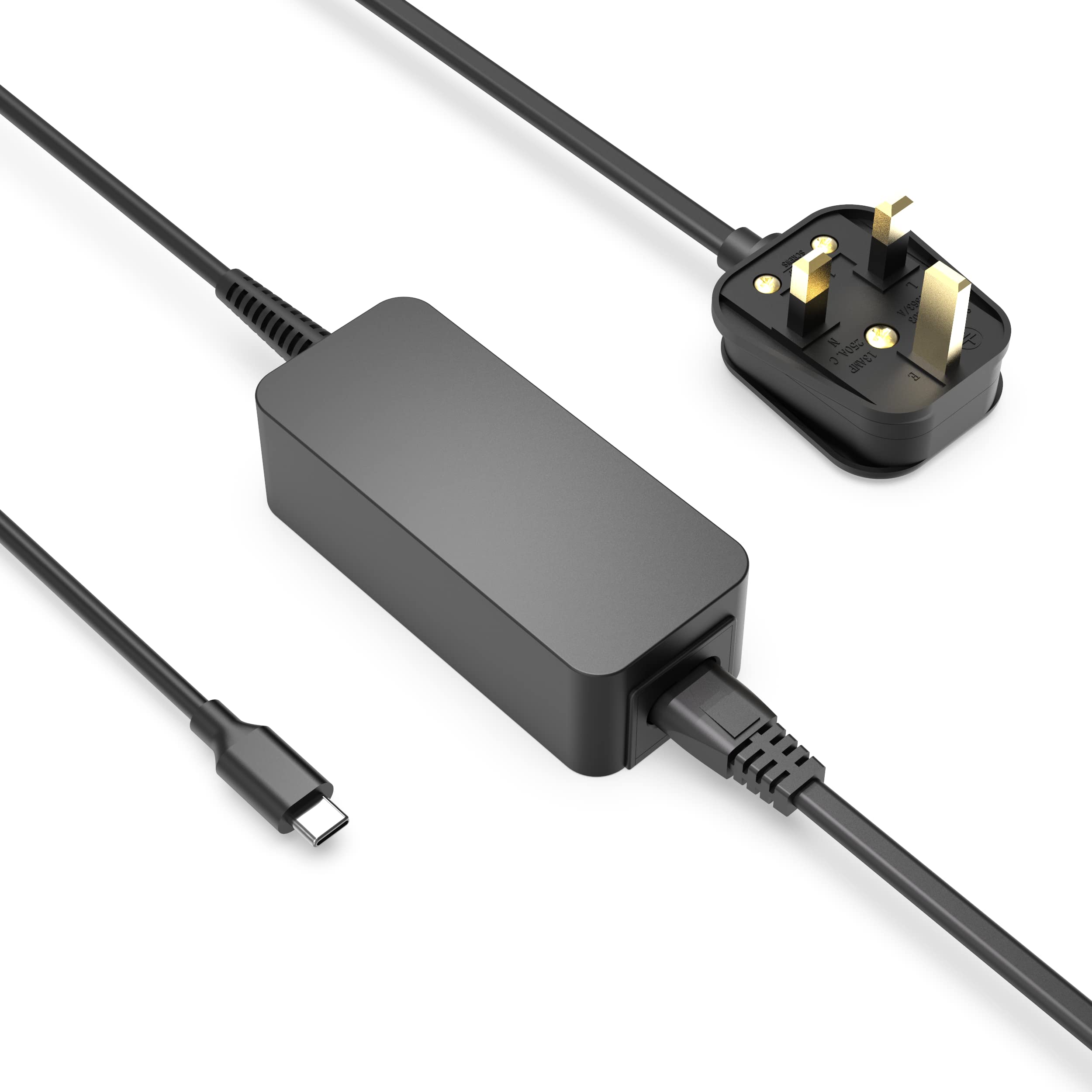 45W USB C Charger Fit for Lenovo 100e 300e 500e, Chromebook Gen 2 c330 s340 s330 c630 s345 14e Power Supply