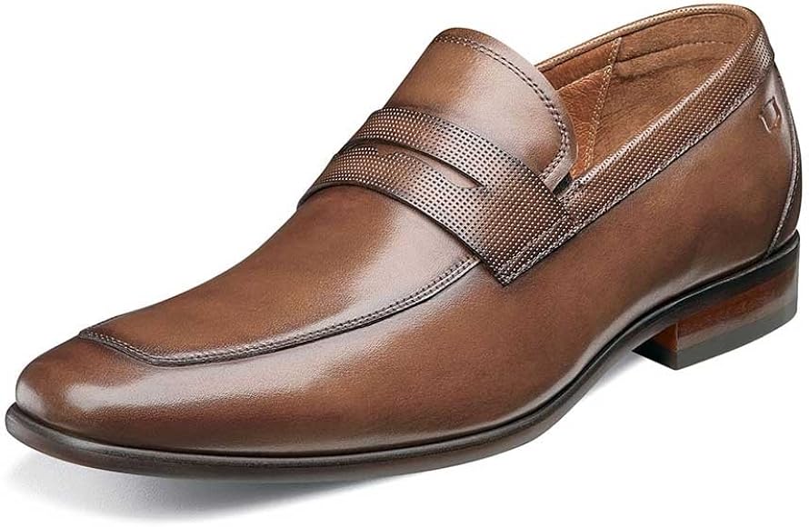 cognac penny loafers