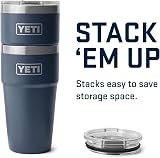 YETI Rambler 20 oz Stackable Cup with MagSlider Navy view 6