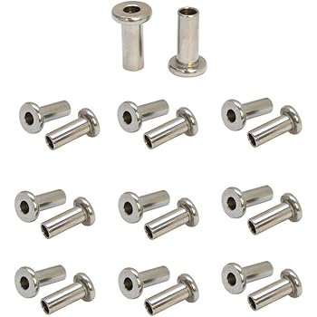 Feeney Stainless Steel Protector Sleeves For Wood Posts - 10-Pack Cable Rail Guards