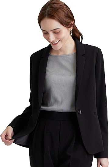 Amazon グリーンレーベルリラクシング 手洗い可能 パウドレ D テーラード ジャケット Jjppsbo No01 0930 レディース ブラック 09 36 コート ジャケット 通販