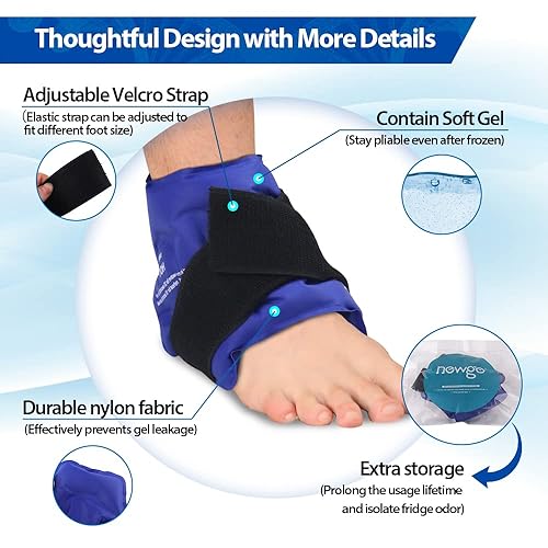 NEWGO Bundle of Booties Feet Warmer and Ankle Ice Pack in Oman