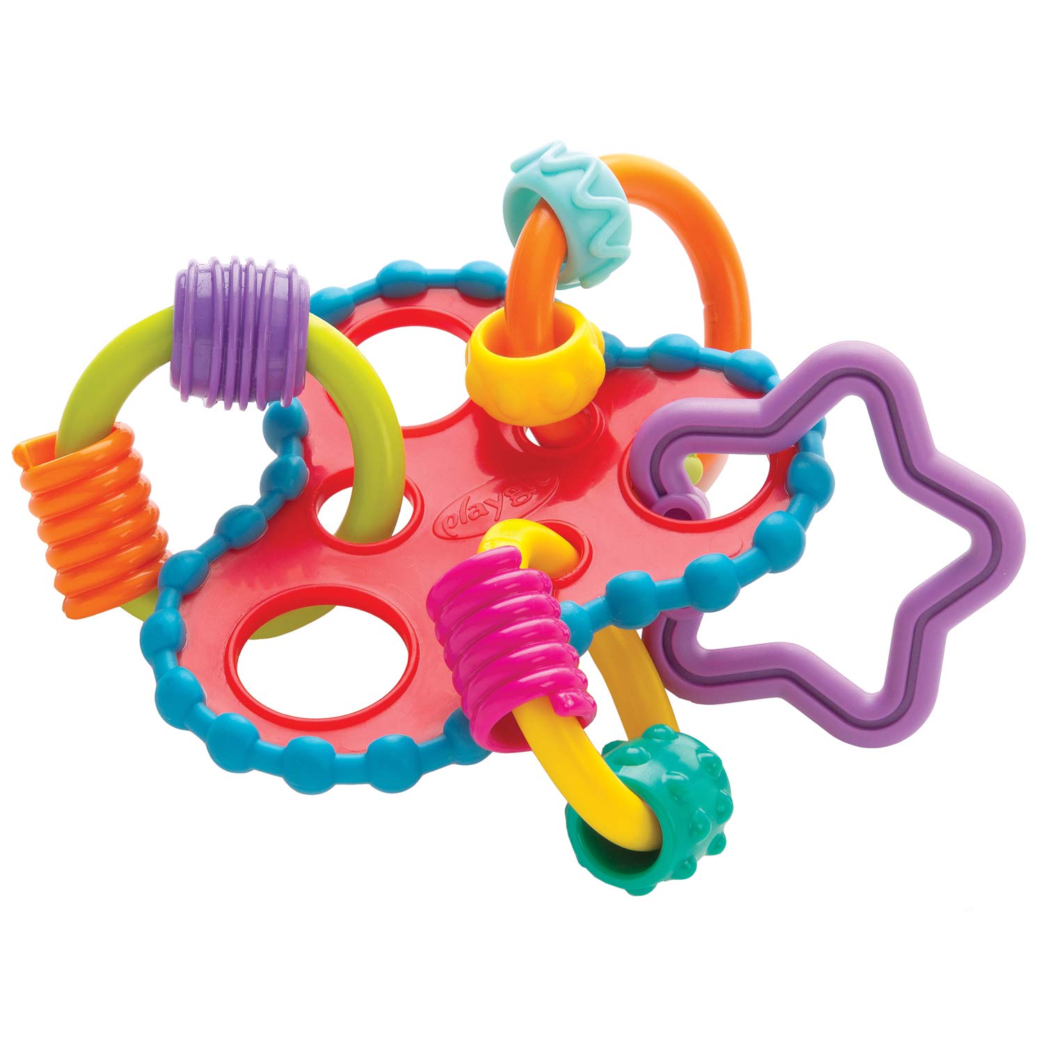 Playgro Roundabout Rattle, Baby Toy, From 3 Months, BPA Free, Colourful, 40221