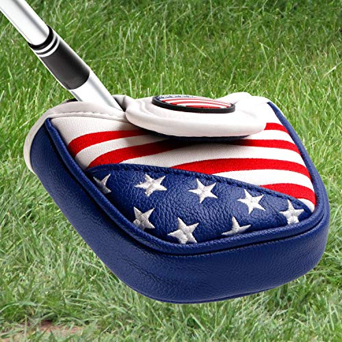 montela golf USA America Mallet Putter Cover Fit Odyssey 7 Putter Titleist Scotty Cameron